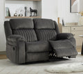 Morgan 2str Manual Recliner in Iron - CLEARANCE