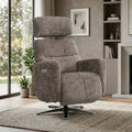 Monroe TV Swivel Chair - Stone