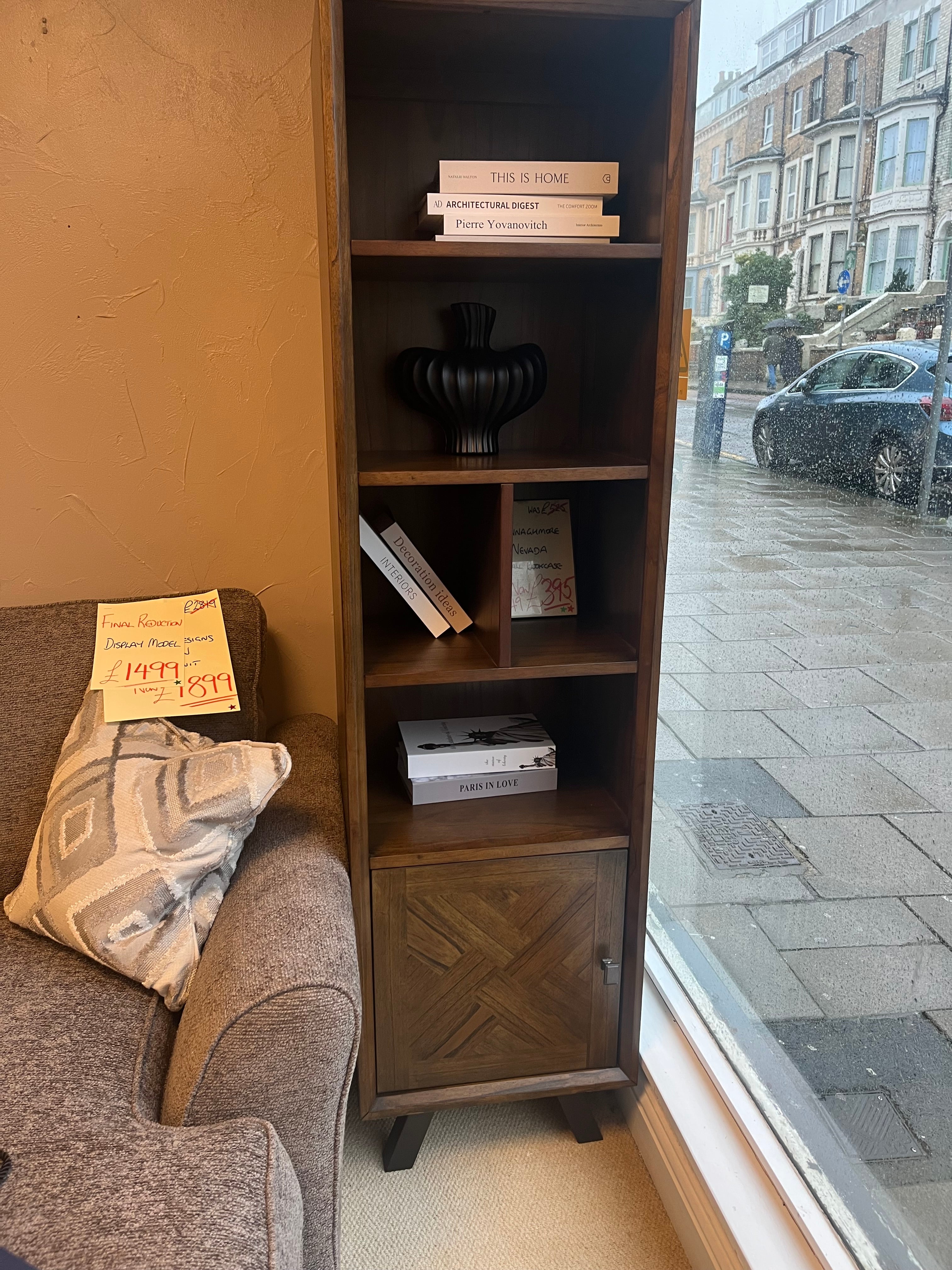 Nevada Narrow Bookcase - CLEARANCE