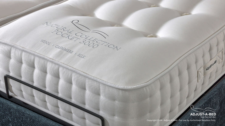 Adjust-A-Bed Natural 3000 Electric Adjustable Bed Set (Excluding Headboard)