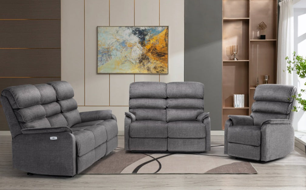 Savoy Fabric 2 Seater Recliner Sofa