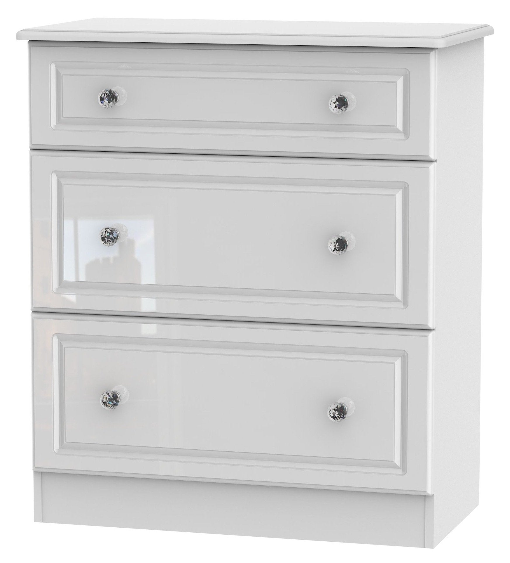 Balmoral 3 Drawer Deep Chest Of Drawers
