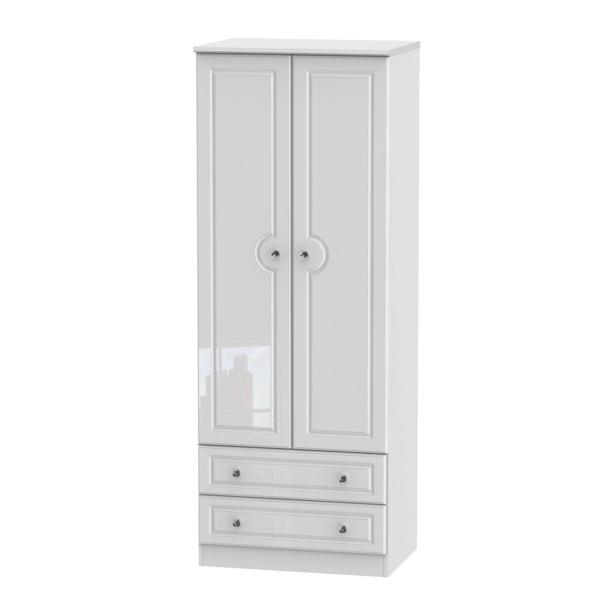 Balmoral 2 Door 2 Drawer Tall Wardrobe