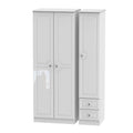 Balmoral 3 Door 2 Right Drawer Tall Wardrobe