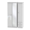 Balmoral Tall Triple Mirror + Drawer Wardrobe