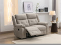 Berkeley 2 Seater Recliner Sofa Light Grey