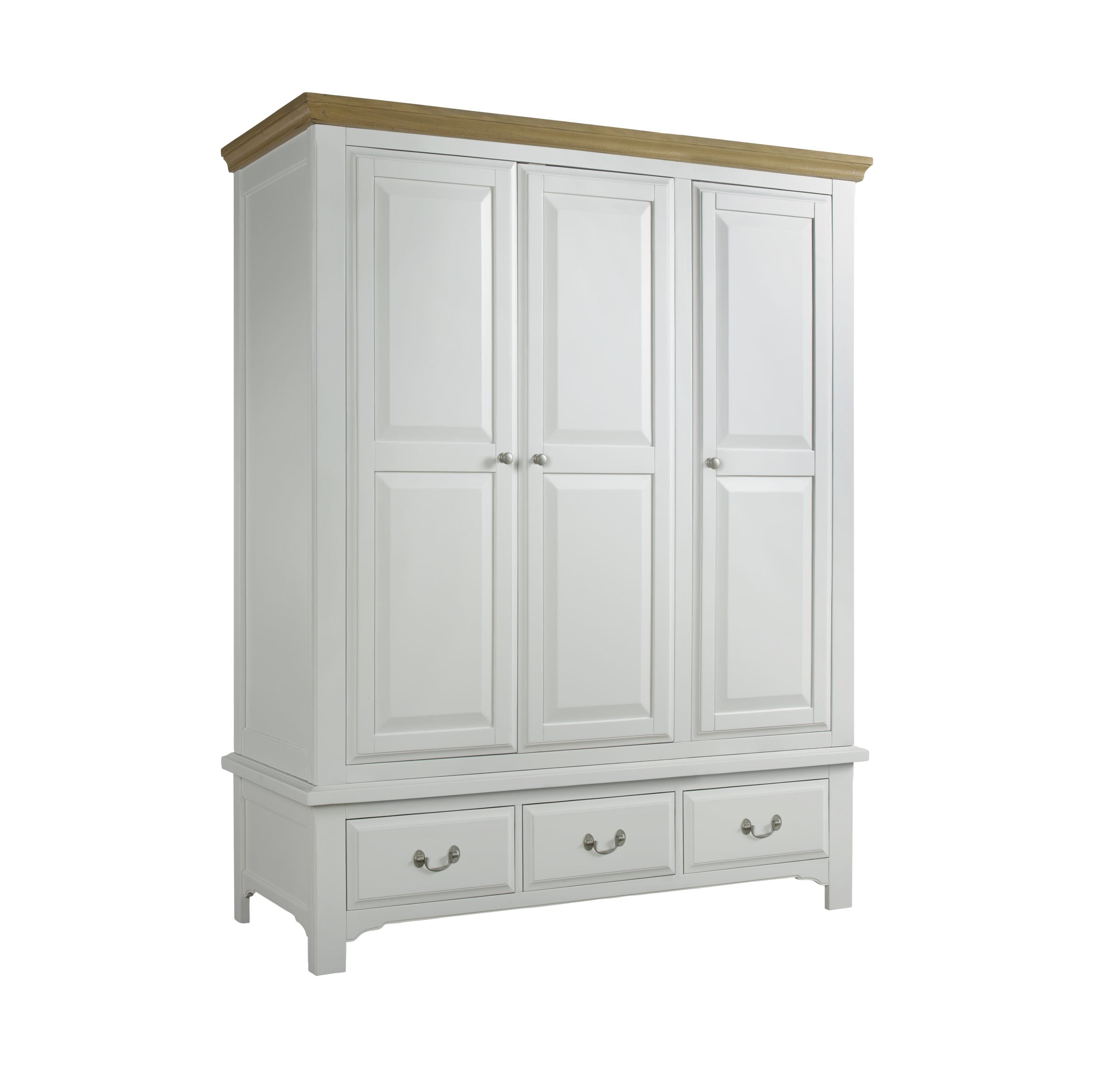 Eden 3 Door Oak Wardrobe