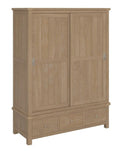 Foxington Oak Large Robe with Sliding Doors