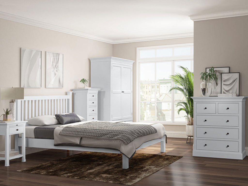 Verona 3 Drawer Bedside Cabinet