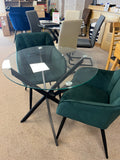 Glass Table & 2 Chairs