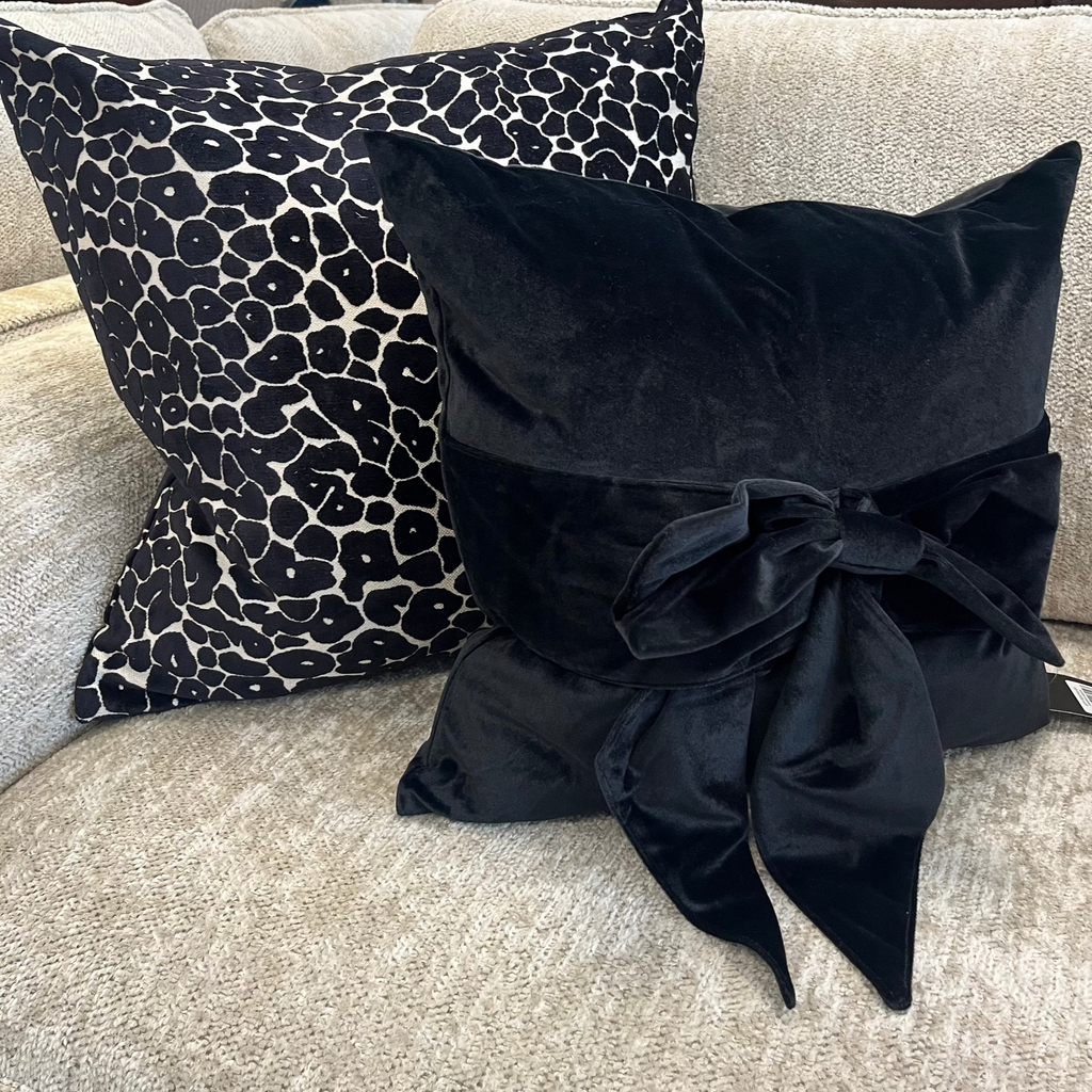 Paul Moneypenny Spoton Cushion   - Black