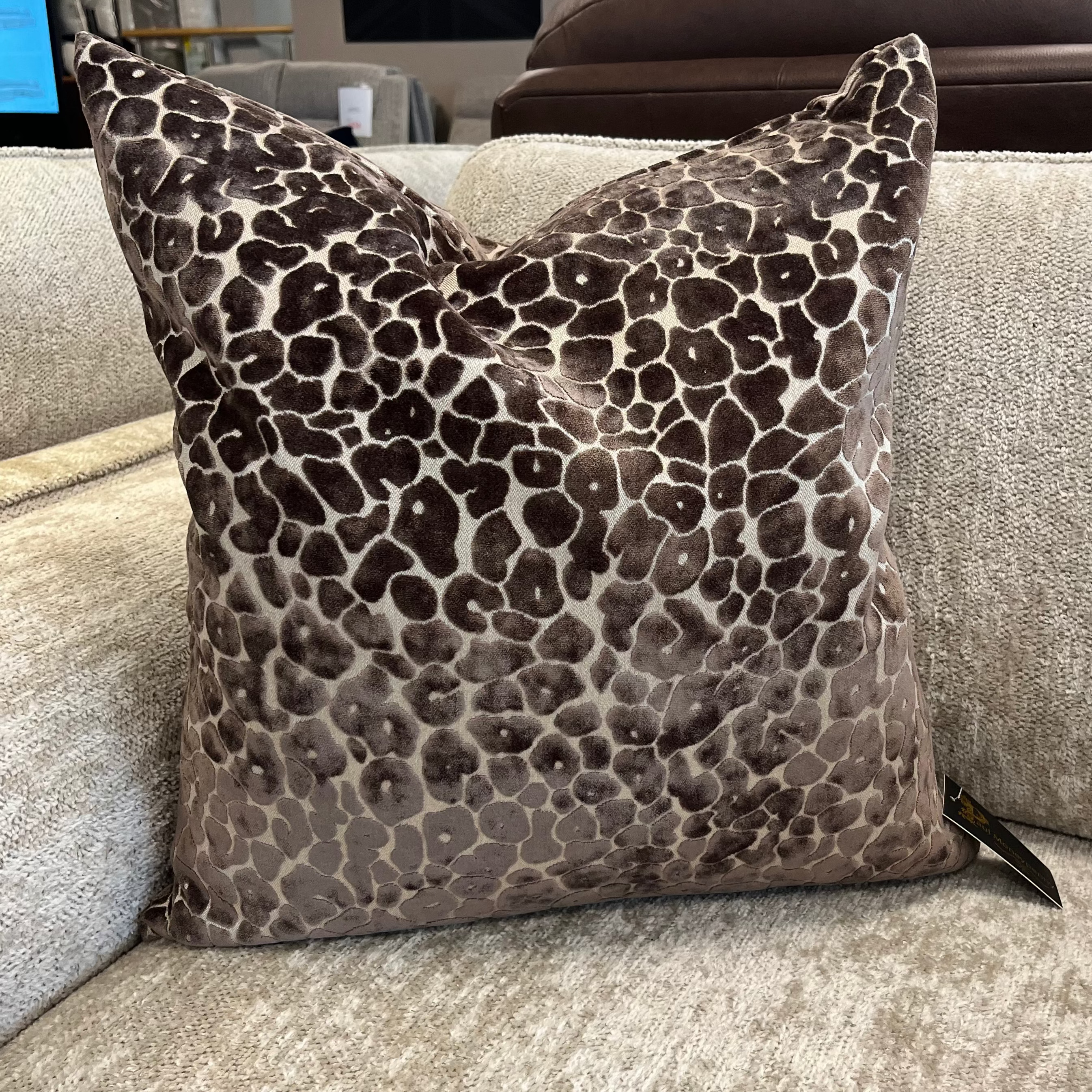 Paul Moneypenny Spoton Cushion - Mocha