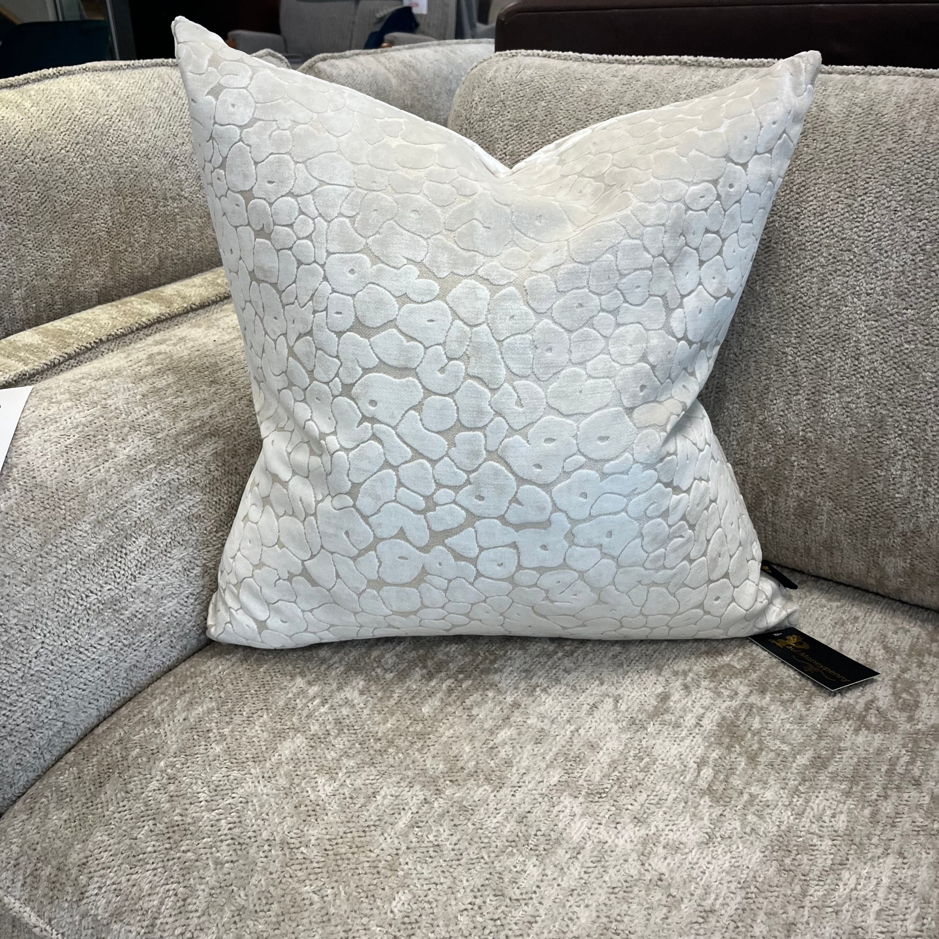 Paul Moneypenny Spoton Cushion - Ivory