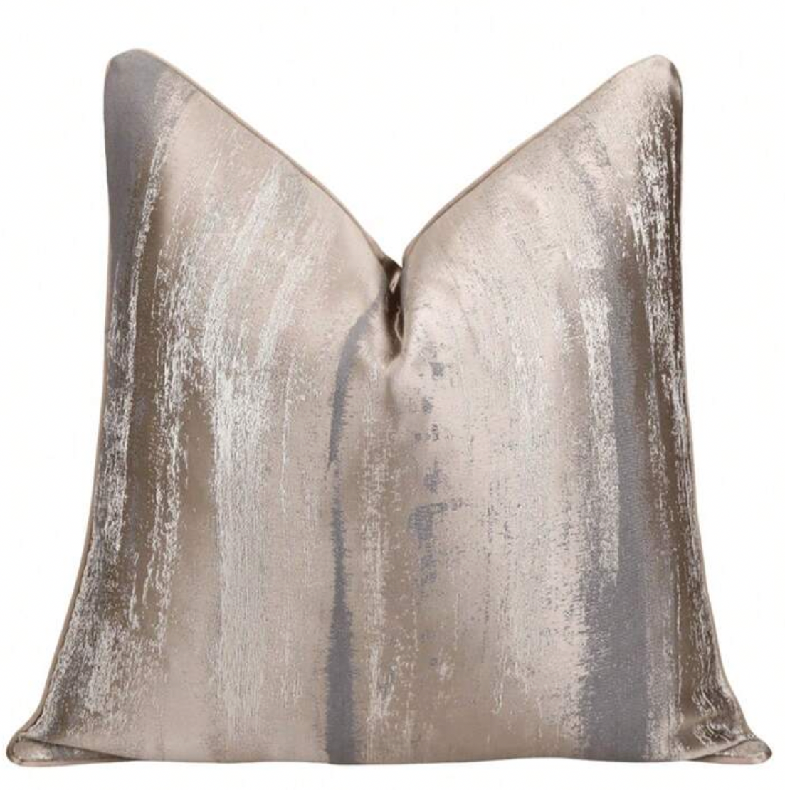 Signature Luxury Metallic Abstract Ombre Cushion Cover