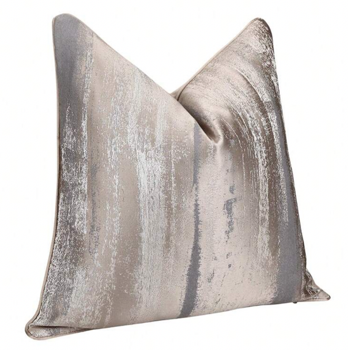 Signature Luxury Metallic Abstract Ombre Cushion Cover