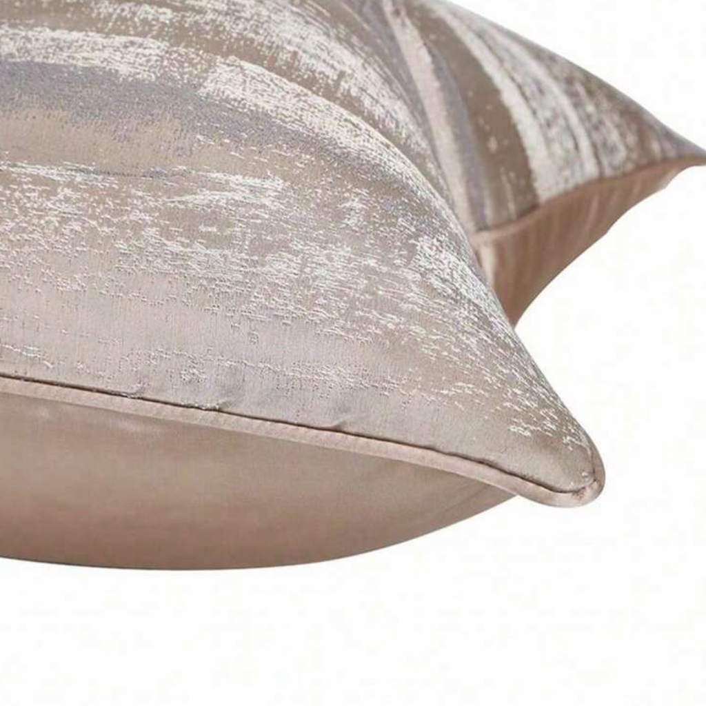 Signature Luxury Metallic Abstract Ombre Cushion Cover