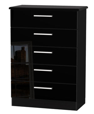 Black Gloss Front with Black Body