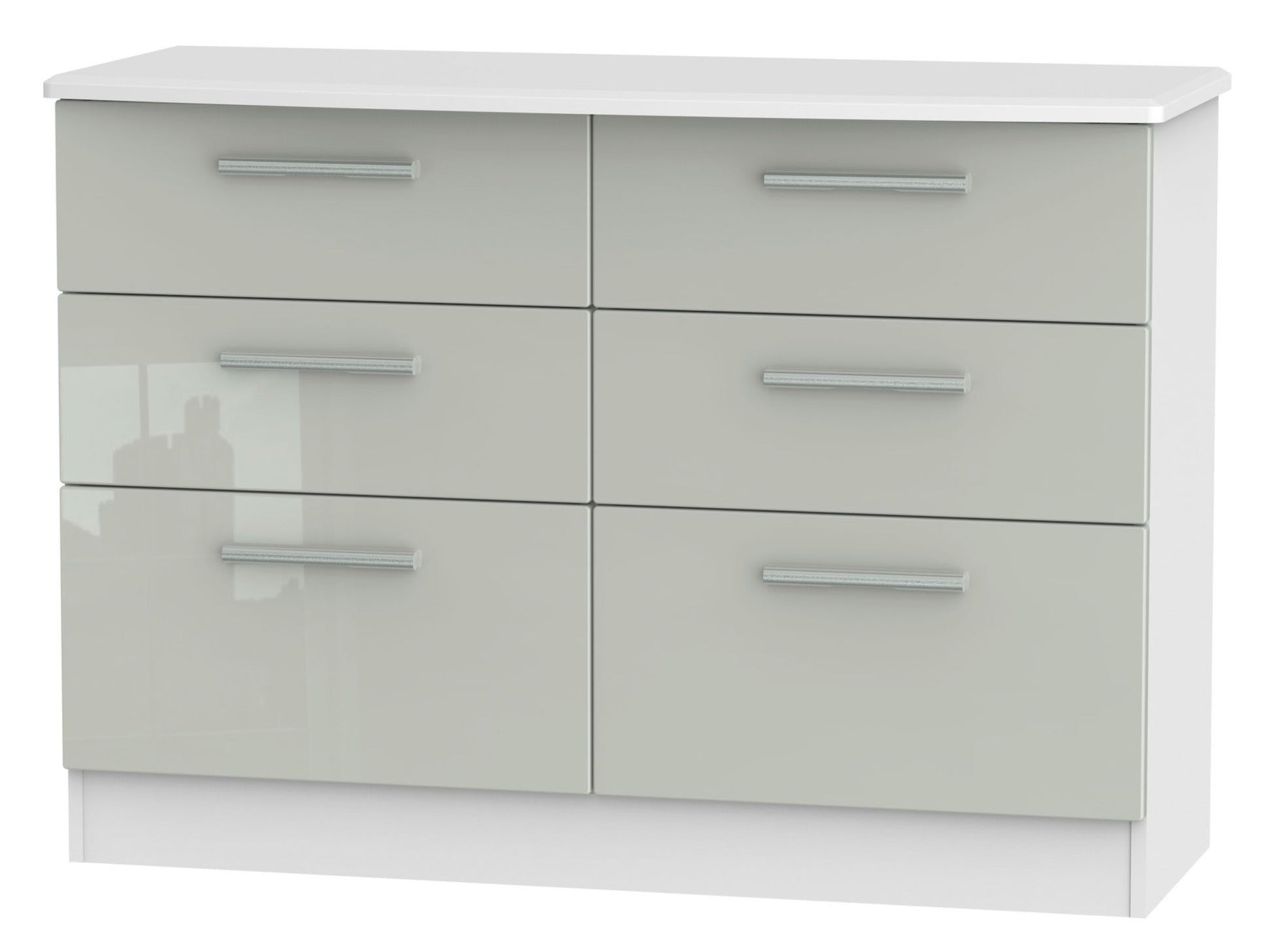 Knightsbridge 6 Drawer Midi Chest Of Drawers