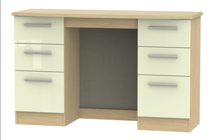 Cream Gloss Front with Light Oak Body