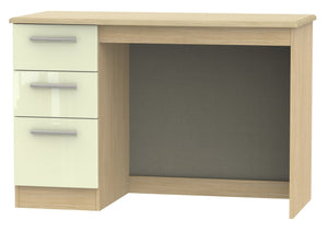 Cream Gloss Front with Light Oak Body