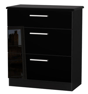 Black Gloss Front with Black Body
