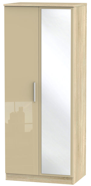 Mushroom Gloss Front with Bardolino Body