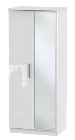 White Gloss Front with White Body