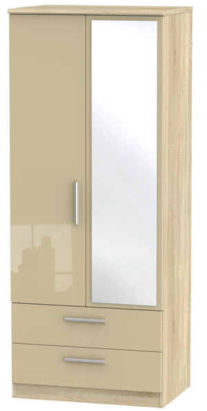 Mushroom Gloss Front with Bardolino Body