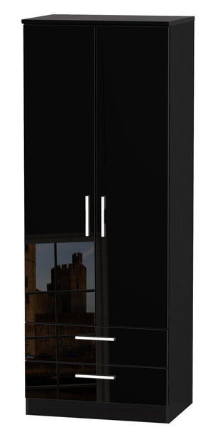 Black Gloss Front with Black Body