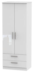 Knightsbridge 2 Door 2 Drawer 2ft 6in Wardrobe