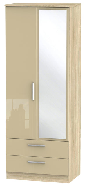 Mushroom Gloss Front with Bardolino Body