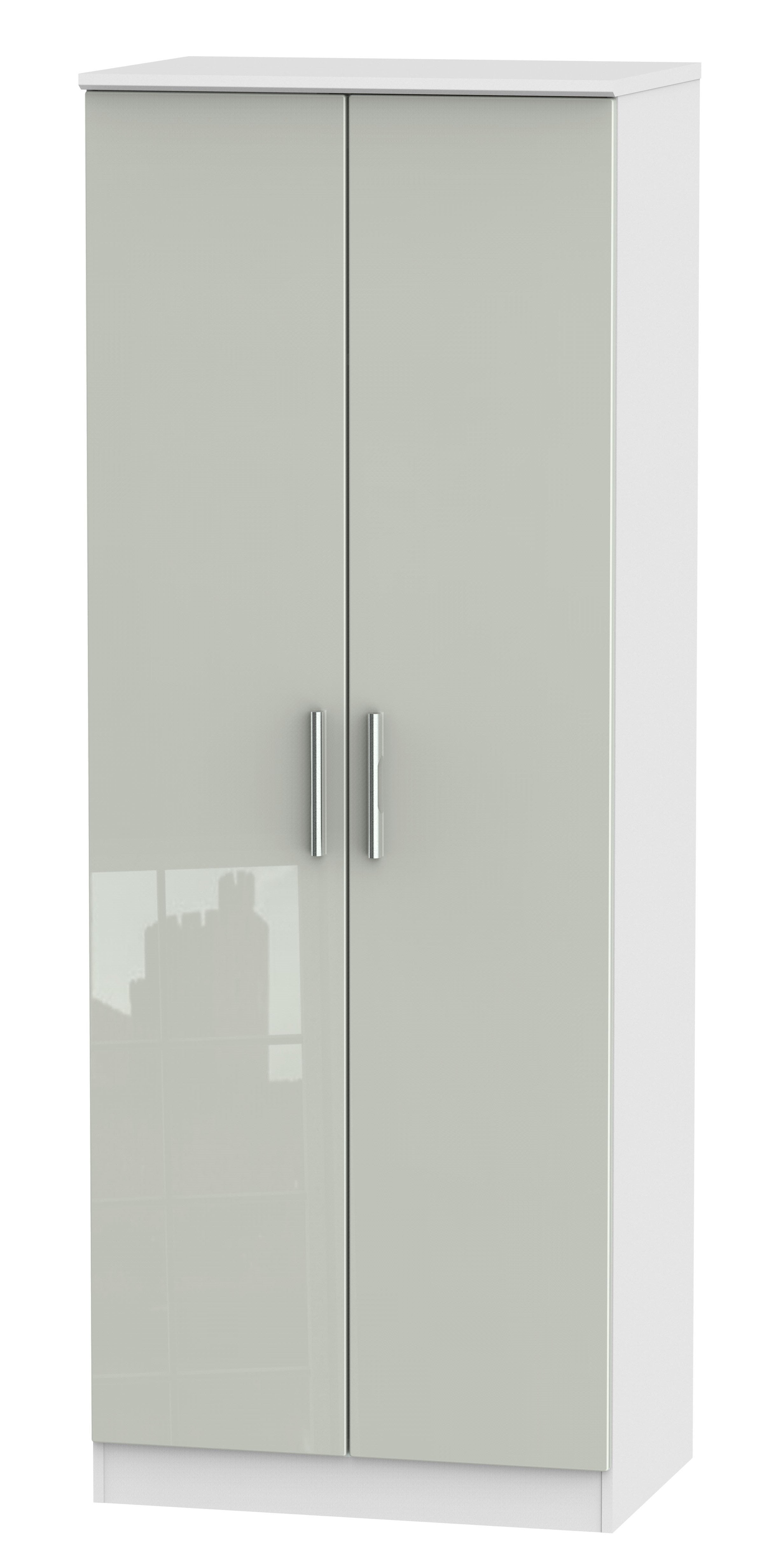 Knightsbridge Tall 2ft 6in Double Hanging Wardrobe