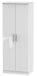 Knightsbridge Tall 2ft 6in Double Hanging Wardrobe