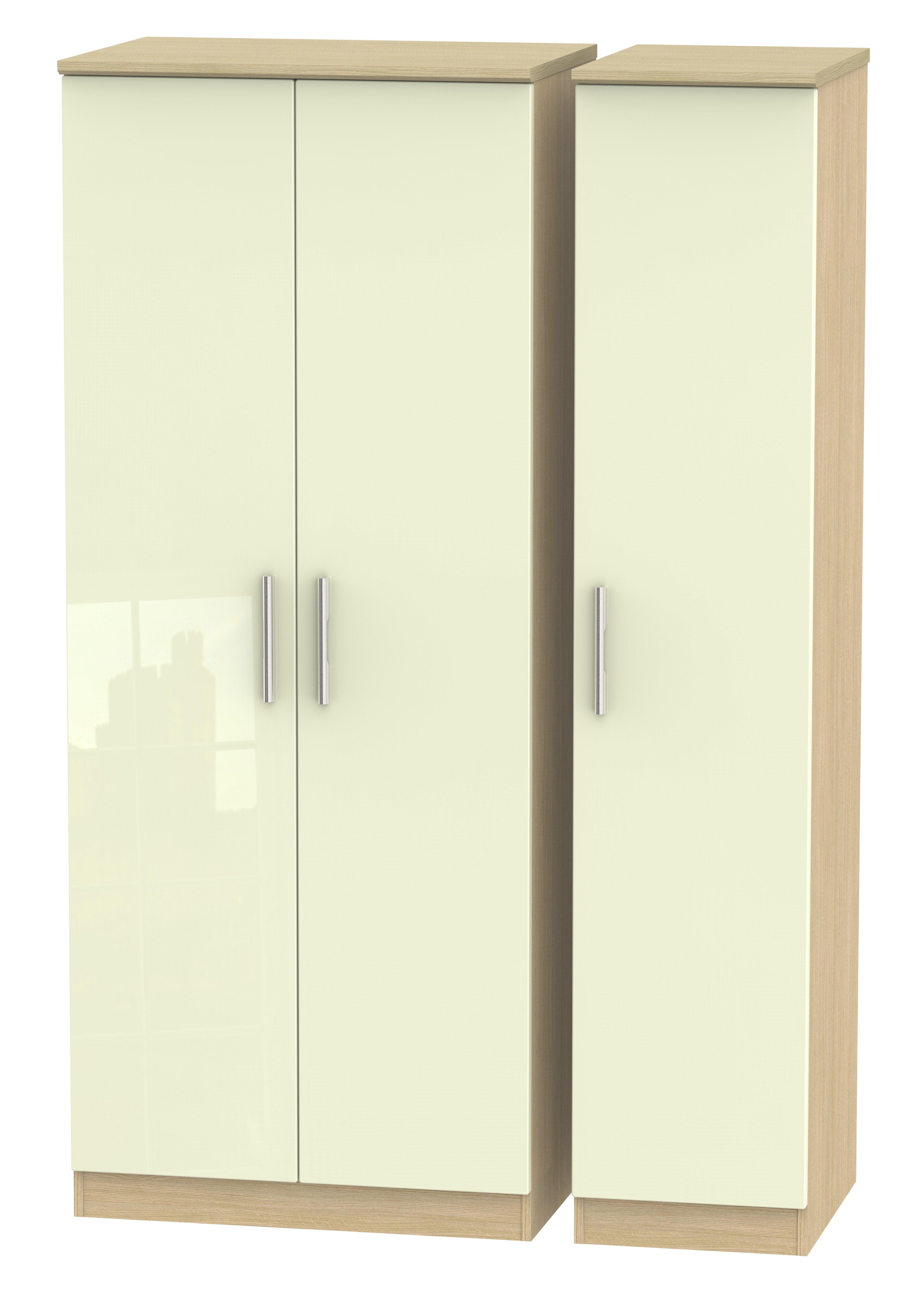 Knightsbridge Triple Plain Wardrobe