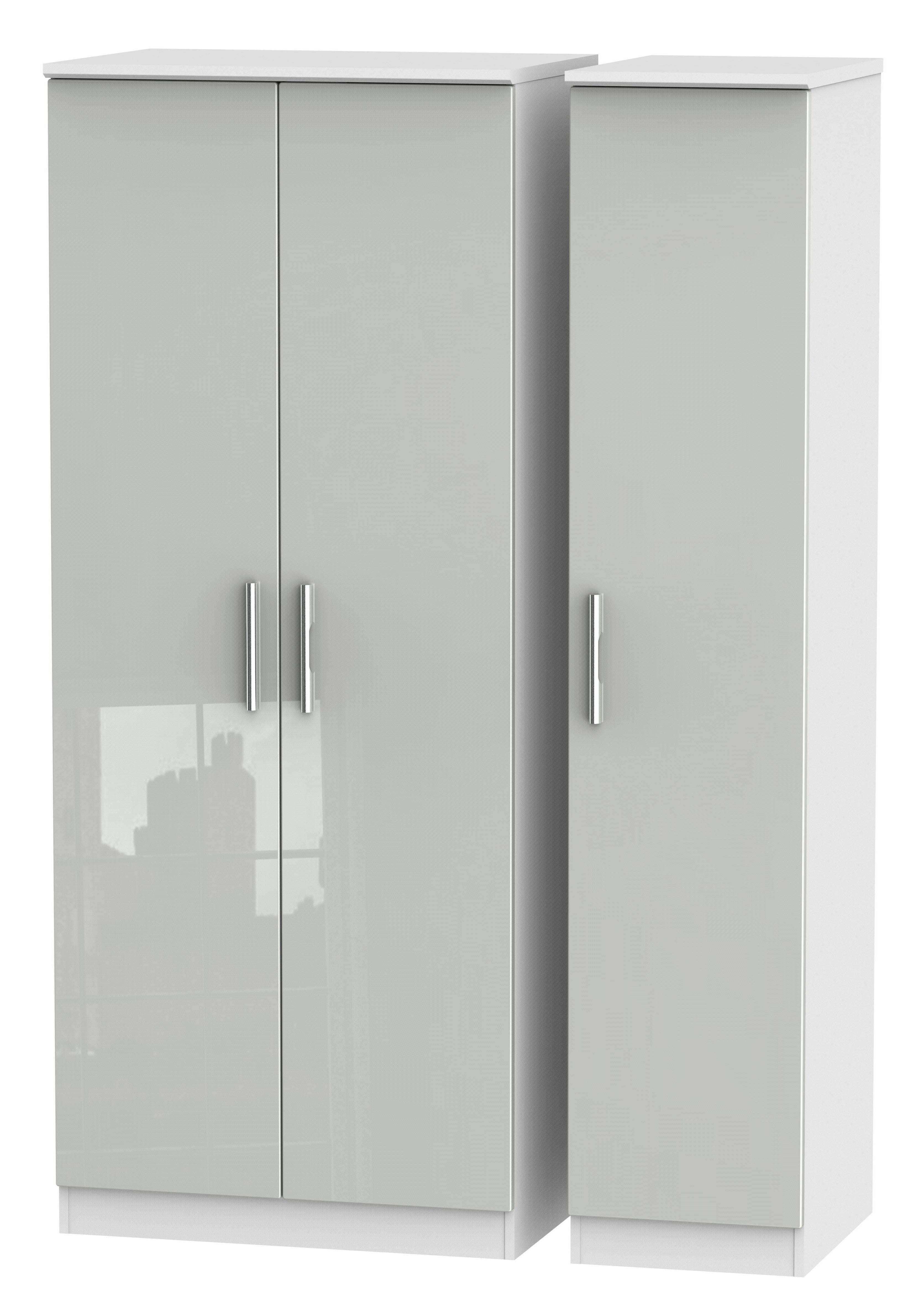 Knightsbridge Triple Plain Wardrobe