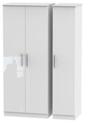 Knightsbridge Triple Plain Wardrobe