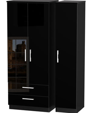 Black Gloss Front with Black Body