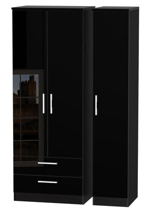 Black Gloss Front with Black Body