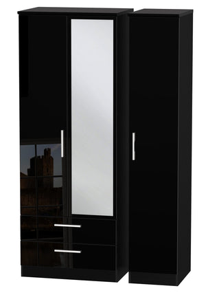 Black Gloss Front with Black Body