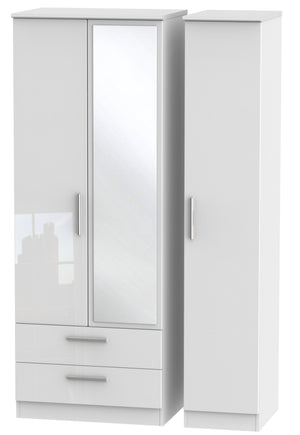 White Gloss Front with White Body