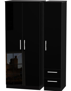 Black Gloss Front with Black Body