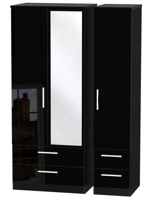 Black Gloss Front with Black Body