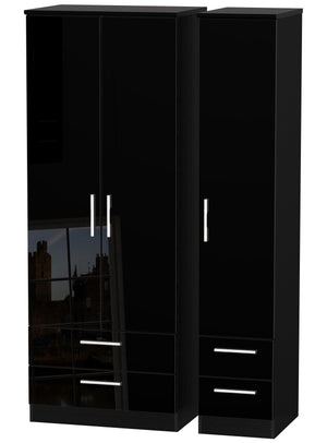 Black Gloss Front with Black Body