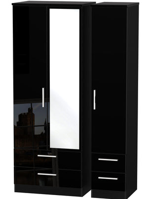 Black Gloss Front with Black Body