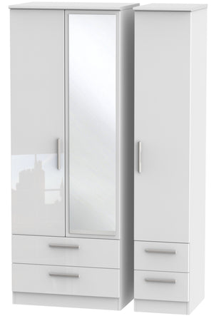 White Gloss Front with White Body