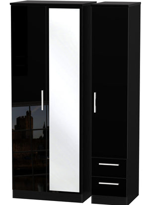 Black Gloss Front with Black Body