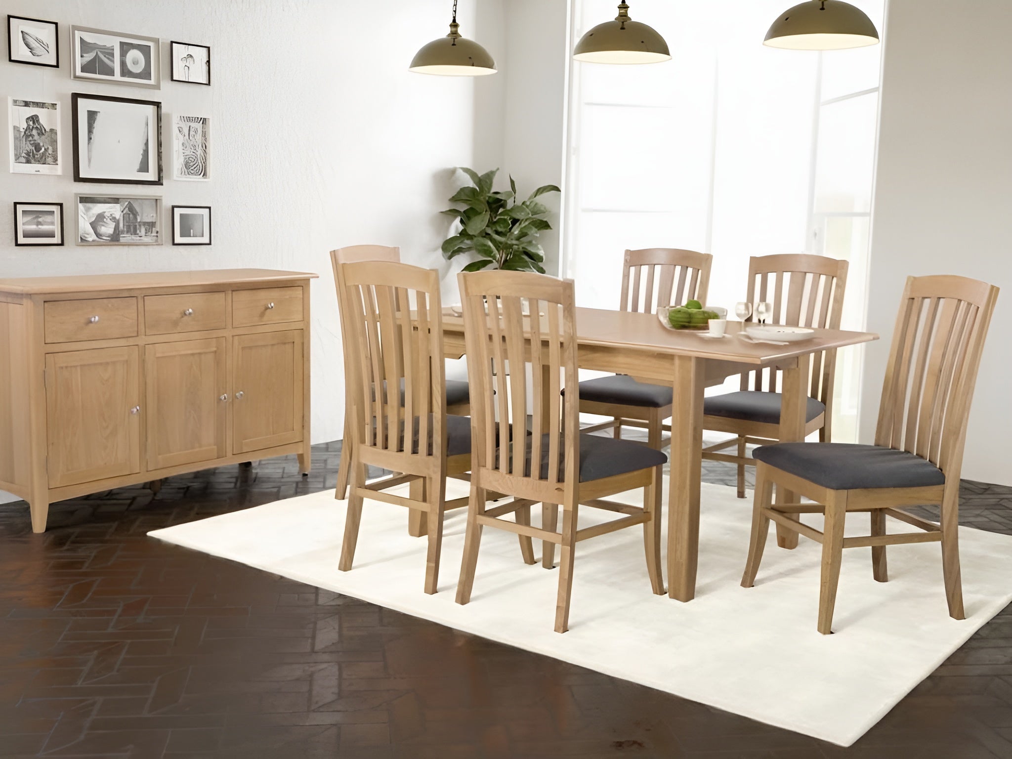 Kilkenny Oak 160cm Dining Set