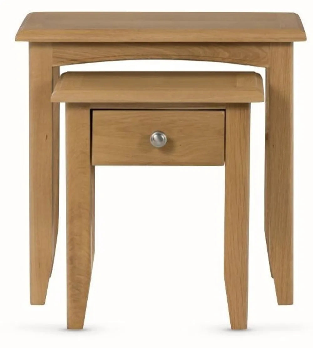 Kilkenny Oak Nest Of 2 Tables
