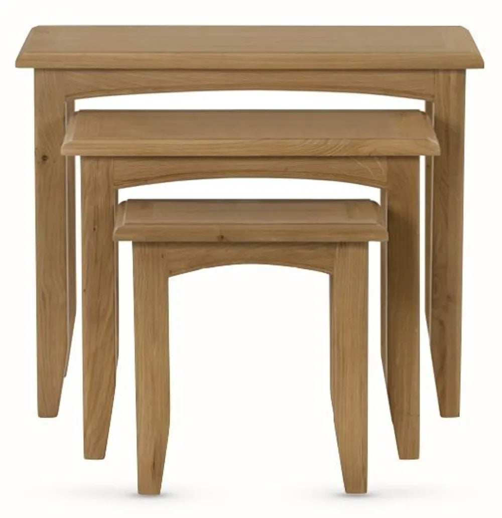 Kilkenny Oak Nest Of 3 Tables
