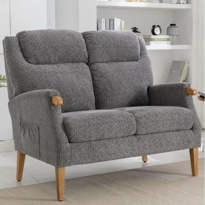 Lisbon 2 Seater Sofa Steel Blue